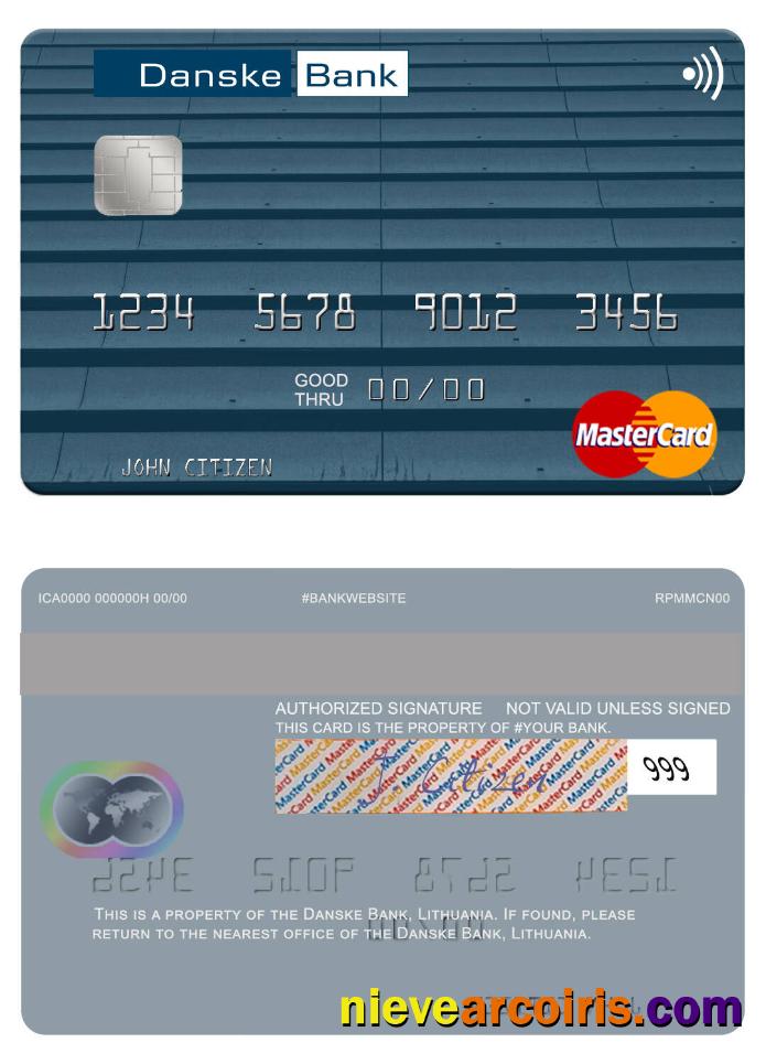 Lithuania Danske Bank mastercard